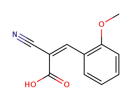 2-cyano-3<i>c</i>-(2-methoxy-phenyl)-acrylic acid