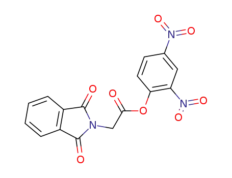 Molecular Structure of 130987-61-0 (<i>N</i>,<i>N</i>-phthaloyl-glycine-(2,4-dinitro-phenyl ester))
