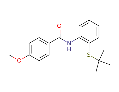 <i>N</i>-(2-<i>tert</i>-butylsulfanyl-phenyl)-4-methoxy-benzamide