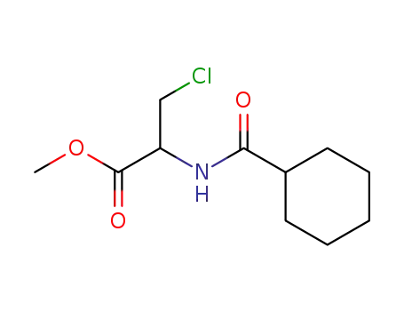 3-Chloro-2-(cyclohexanecarbonyl-amino)-propionic acid methyl ester