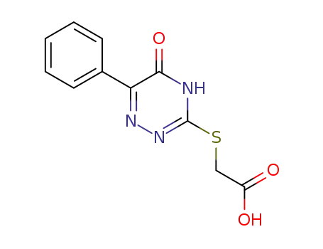 (5-oxo-6-phenyl-4,5-dihydro-[1,2,4]triazin-3-ylmercapto)-acetic acid