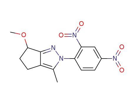 2-(2,4-dinitro-phenyl)-6-methoxy-3-methyl-2,4,5,6-tetrahydro-cyclopentapyrazole