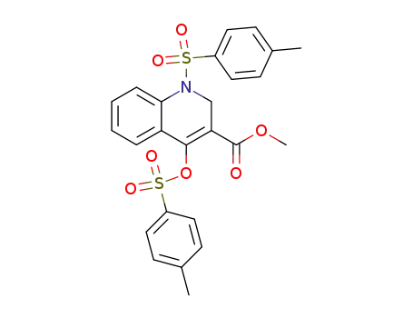 1-(toluene-4-sulfonyl)-4-(toluene-4-sulfonyloxy)-1,2-dihydro-quinoline-3-carboxylic acid methyl ester