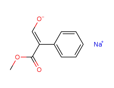 Molecular Structure of 5841-72-5 (3-oxo-2-phenyl-propionic acid methyl ester; sodium-salt)