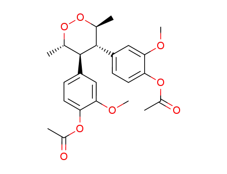 Acetic acid 4-[(3S,4S,5S,6S)-5-(4-acetoxy-3-methoxy-phenyl)-3,6-dimethyl-[1,2]dioxan-4-yl]-2-methoxy-phenyl ester