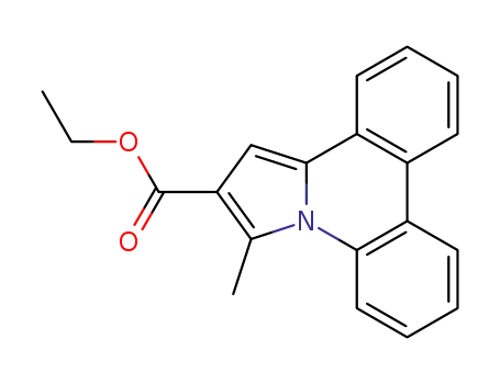 2-carbethoxy-3-methylpyrrolo<1,2-f>phenanthridine