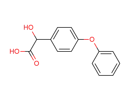 Molecular Structure of 447-45-0 (Benzeneacetic acid, a-hydroxy-4-phenoxy-)