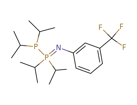 Benzenamine,
N-[[bis(1-methylethyl)phosphino]bis(1-methylethyl)phosphoranylidene]-3
-(trifluoromethyl)-