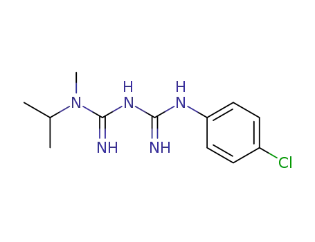 Molecular Structure of 6712-59-0 (5-(4-chloro-phenyl)-1-isopropyl-1-methyl-biguanide)