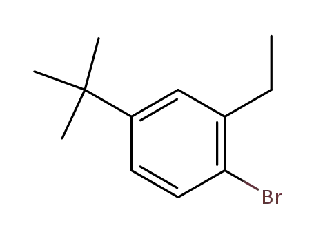 Molecular Structure of 100248-42-8 (2-ethyl-1-bromo-4-<i>tert</i>-butyl-benzene)
