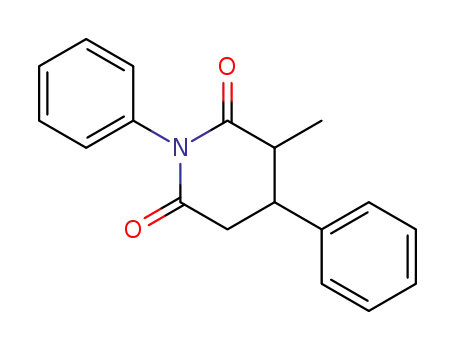 3-methyl-1,4-diphenyl-piperidine-2,6-dione
