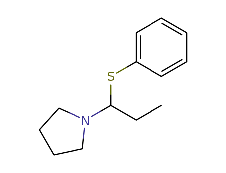 1-(1-Phenylsulfanyl-propyl)-pyrrolidine