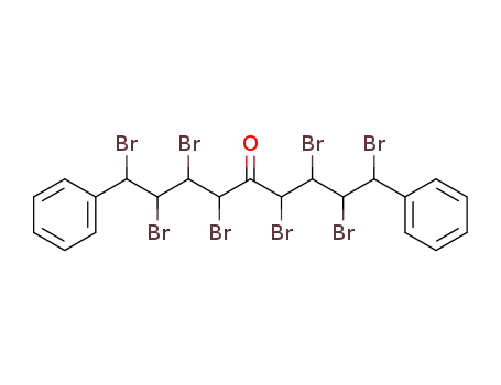 Molecular Structure of 31611-85-5 (1,2,3,4,6,7,8,9-octabromo-1,9-diphenyl-nonan-5-one)