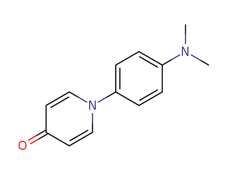 Molecular Structure of 105974-06-9 (1-(4-dimethylamino-phenyl)-1<i>H</i>-pyridin-4-one)
