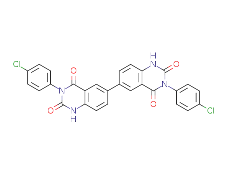 3,3'-Bis(4-chlorophenyl)-2,2',4,4'-tetraoxo-1,1',2,2',3,3',4,4'-octahydro-6,6'-biquinazoline