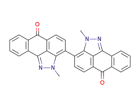 2,2'-dimethyl-2<i>H</i>,2'<i>H</i>-[3,3']bi[dibenz[<i>cd,g</i>]indazolyl]-6,6'-dione
