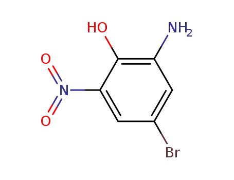 Molecular Structure of 139138-08-2 (Phenol, 2-amino-4-bromo-6-nitro-)