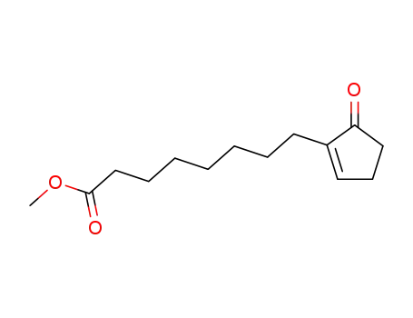 Molecular Structure of 62116-90-9 (1-Cyclopentene-1-octanoic acid, 5-oxo-, methyl ester)