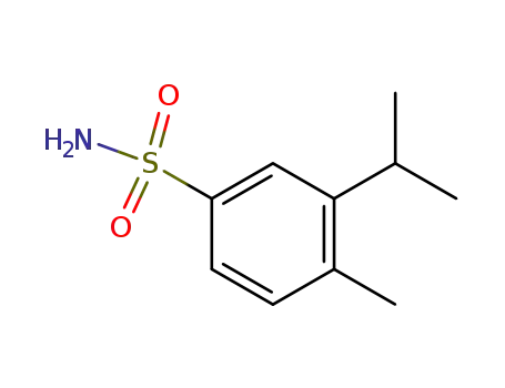 Molecular Structure of 4533-97-5 (3-isopropyl-4-methyl-benzenesulfonic acid amide)