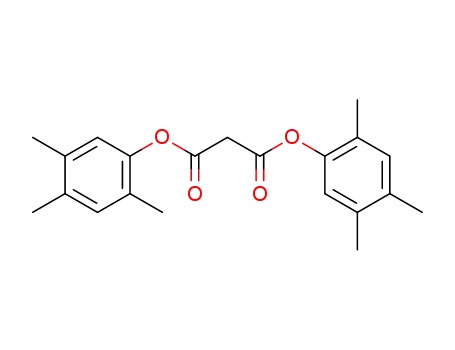 Molecular Structure of 102447-78-9 (malonic acid bis-(2,4,5-trimethyl-phenyl ester))