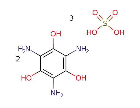 Molecular Structure of 117122-04-0 (2,4,6-triamino-phloroglucinol; sulfate)