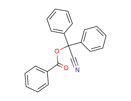 benzoyloxy-diphenyl-acetonitrile