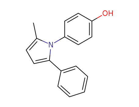4-(2-methyl-5-phenyl-1H-pyrrol-1-yl)phenol