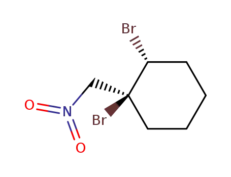 (+/-)-1<i>r</i>,2<i>t</i>-dibromo-1-nitromethyl-cyclohexane