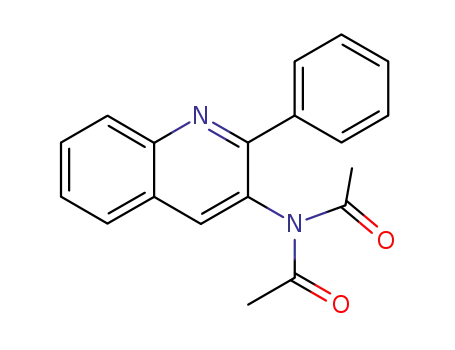 <i>N</i>-(2-phenyl-[3]quinolyl)-diacetamide