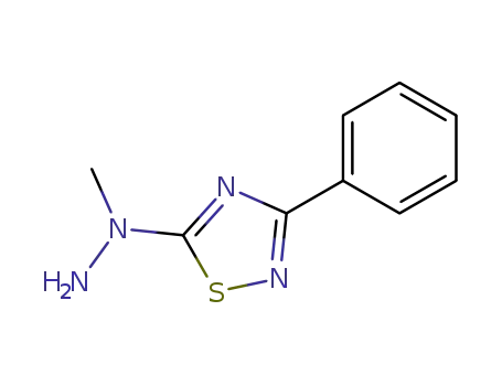 5-(<i>N</i>-methyl-hydrazino)-3-phenyl-[1,2,4]thiadiazole