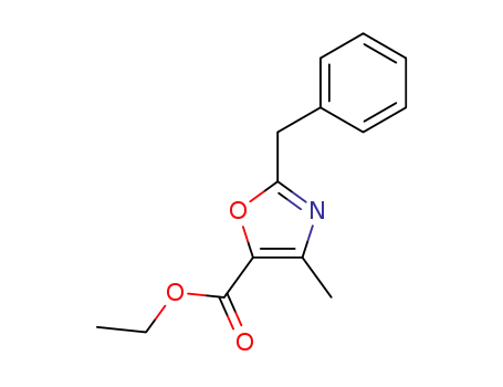 2-Benzyl-4-methyl-5-oxazolcarbonsaeure-ethylester