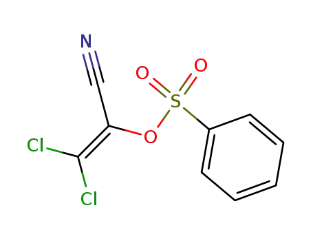 Molecular Structure of 6839-22-1 (2-benzenesulfonyloxy-3,3-dichloro-acrylonitrile)