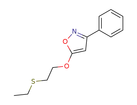 Isoxazole, 5-[2-(ethylthio)ethoxy]-3-phenyl-