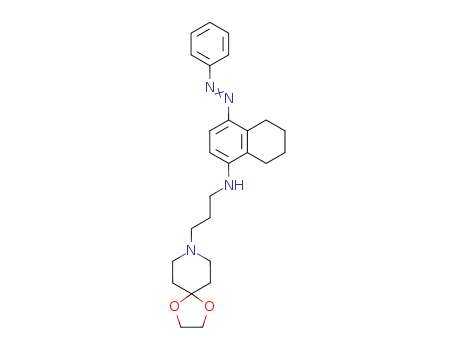 [3-(1,4-dioxa-8-aza-spiro[4.5]dec-8-yl)-propyl]-(4-phenylazo-5,6,7,8-tetrahydro-naphthalen-1-yl)-amine