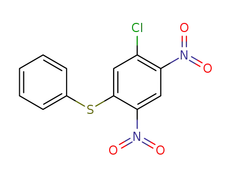 Molecular Structure of 14710-97-5 ((5-chloro-2,4-dinitro-phenyl)-phenyl sulfide)