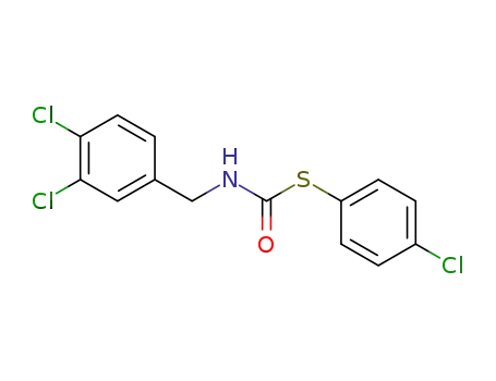 3,4-Dichlor-benzyl-thiocarbamidsaeure-S-<4-chlor-phenyl-ester>