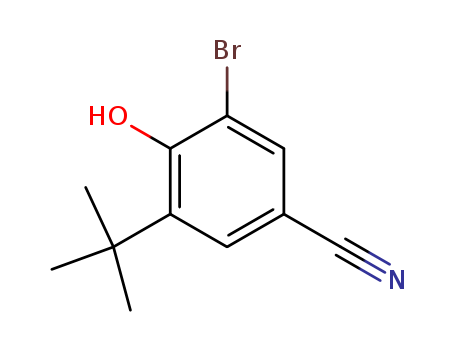 3-Bromo-4-hydroxy-5-tert-butyl-benzonitrile cas  4910-06-9