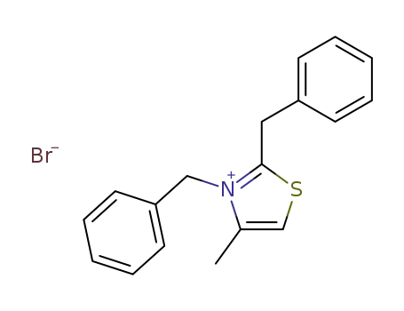 2,3-dibenzyl-4-methyl-thiazolium; bromide