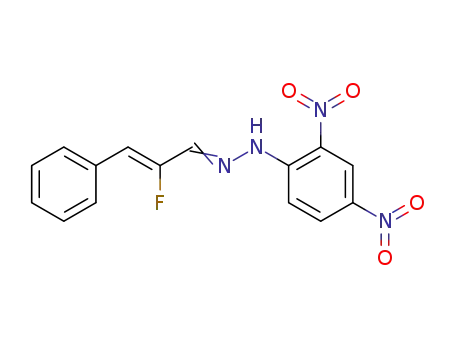 α-fluoro-<i>trans</i>-cinnamaldehyde-(2,4-dinitro-phenylhydrazone)