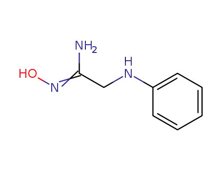 Molecular Structure of 98594-16-2 (2-anilino-acetamide oxime)