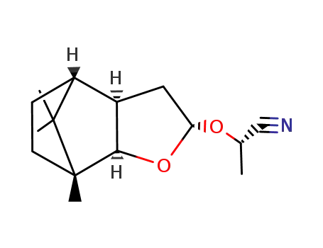 <2S-(2α(R<sup>*</sup>),3aα,4β,7β,7aα)>-2-(Octahydro-7,8,8-trimethyl-4,7-methanobenzofuran-2-yloxy)propannitril