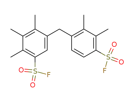 5-(4-Fluorosulfonyl-2,3-dimethyl-benzyl)-2,3,4-trimethyl-benzenesulfonyl fluoride