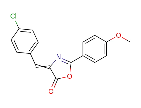 5(4H)-Oxazolone, 4-[(4-chlorophenyl)methylene]-2-(4-methoxyphenyl)-