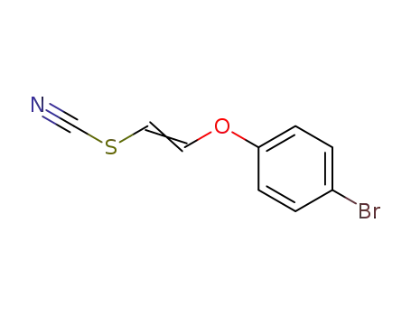 Molecular Structure of 111862-36-3 (Thiocyanic acid, 2-(4-bromophenoxy)ethenyl ester)