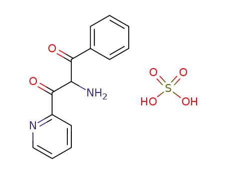 2-amino-1-phenyl-3-[2]pyridyl-propane-1,3-dione; sulfate