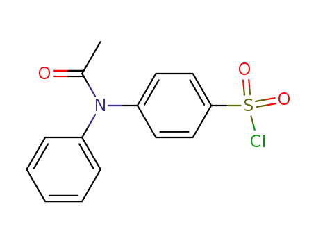 Molecular Structure of 100542-86-7 (<i>N</i>-acetyl-<i>N</i>-phenyl-sulfanilyl chloride)