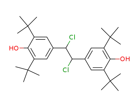 3,5,3',5'-tetra-<i>tert</i>-butyl-α,α'-dichloro-bibenzyl-4,4'-diol