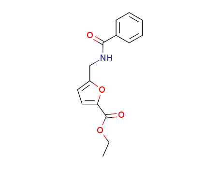 Molecular Structure of 873380-04-2 (5-(benzoylamino-methyl)-furan-2-carboxylic acid ethyl ester)