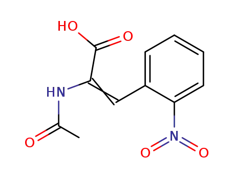 α-acetylamino-2-nitro-cinnamic acid