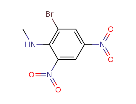 2-bromo-<i>N</i>-methyl-4,6-dinitro-aniline